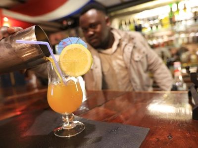 Die Bar im Grand Kruger Lodge